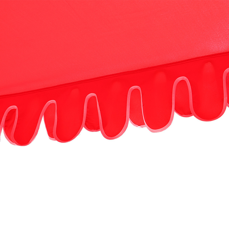 Aluminum Market Umbrella  With Crank, With Auto Tilt. Canopy With Double Flap
