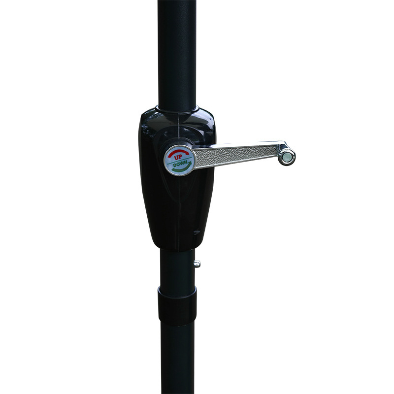 Steel Market Umbrella With Crank Steel Market Umbrella With Crank