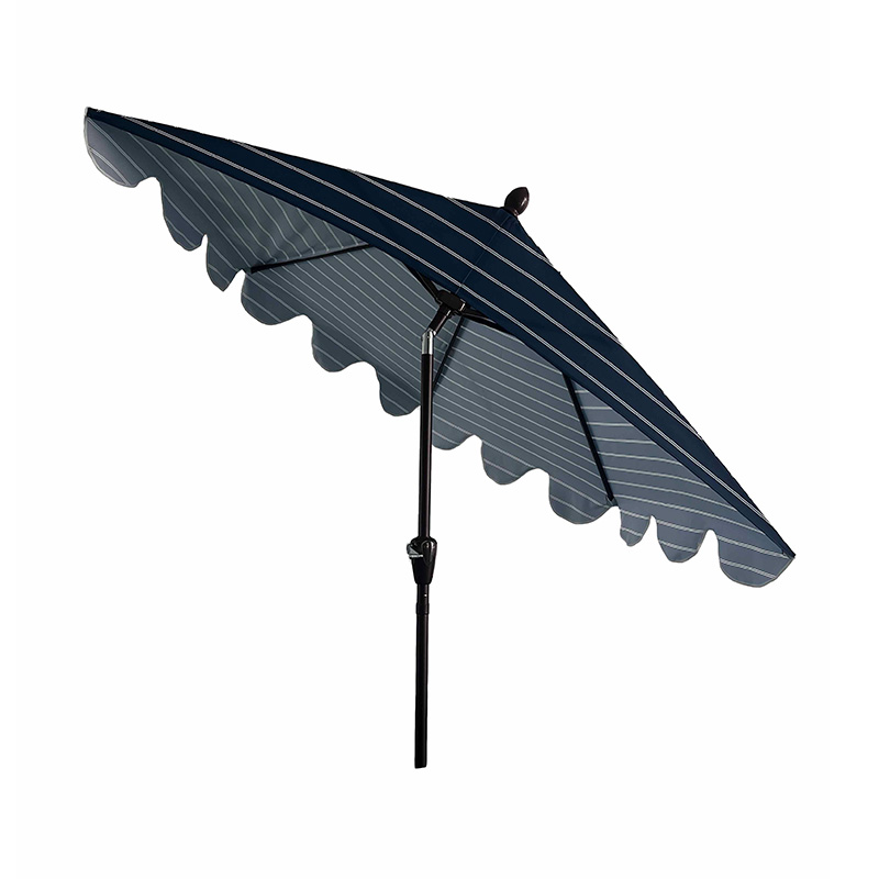 2.7m Half Round Umbrella With Crank And Tilt 2.7m Half Round Umbrella With Crank And Tilt