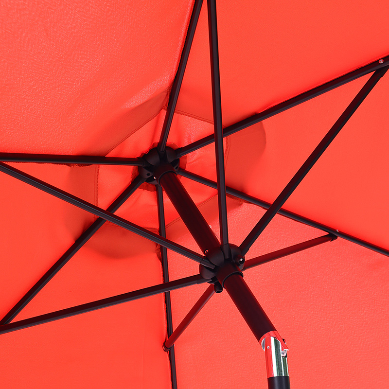 2.7m Steel&Alum. Market Umbrella With Crank &Tilt 2.7m Steel&Alum. Market Umbrella With Crank &Tilt
