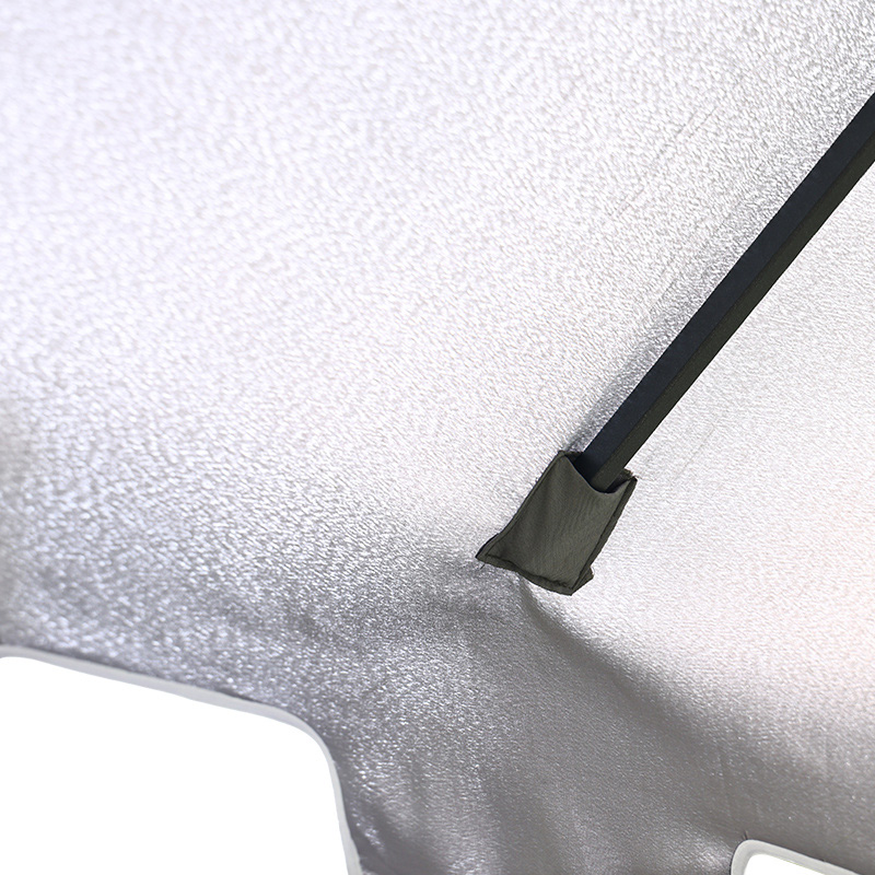 Rectangular Half Umbrella With Crank, Without Tilt Rectangular Half Umbrella With Crank, Without Tilt
