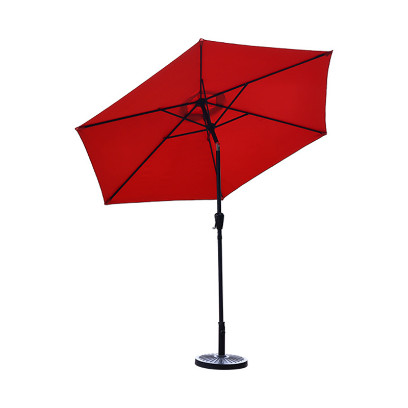 2.7m Steel&Alum. Market Umbrella With Crank &Tilt 2.7m Steel&Alum. Market Umbrella With Crank &Tilt