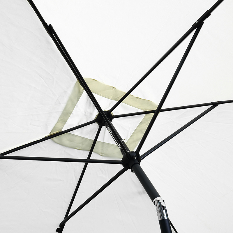 Steel Market Umbrella With Crank Steel Market Umbrella With Crank