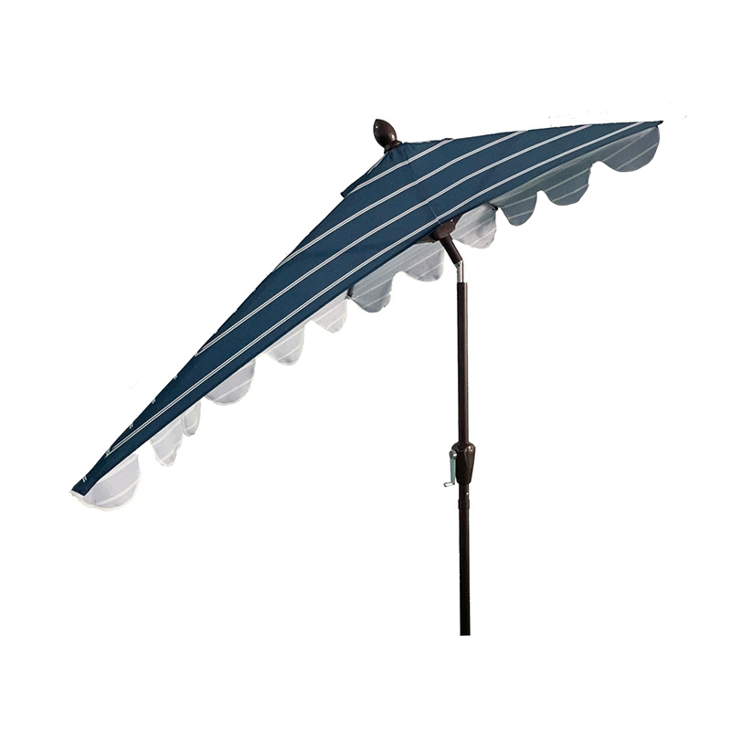 2.7m Half Round Umbrella With Crank And Tilt 2.7m Half Round Umbrella With Crank And Tilt