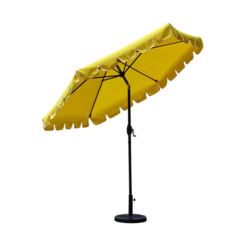 Aluminum Market Umbrella With Crank, With Auto Tilt.