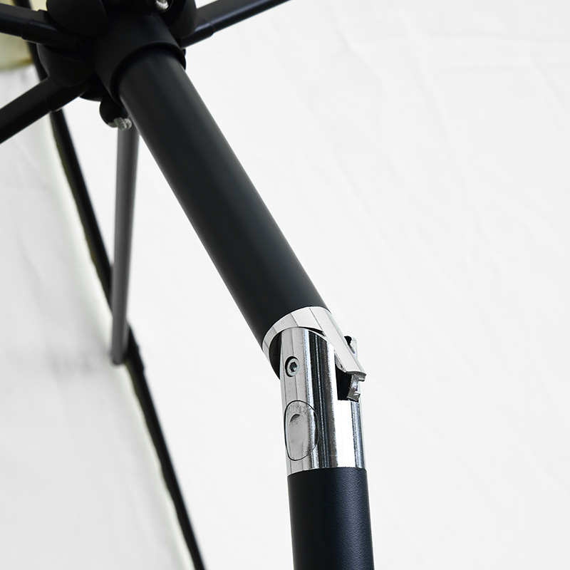 Steel Market Umbrella With Crank Steel Market Umbrella With Crank