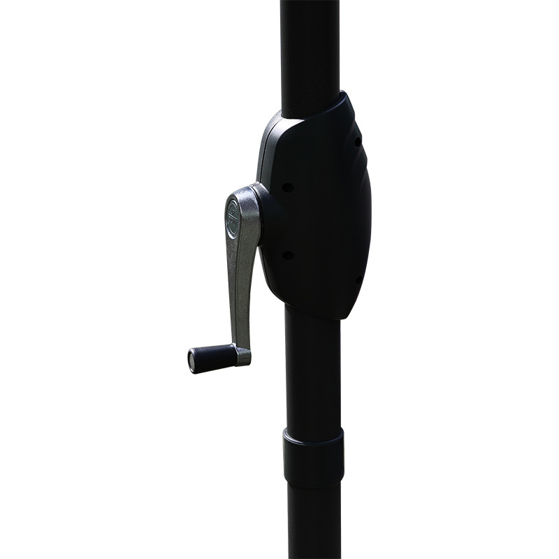 Rectangular Half Umbrella With Crank, Without Tilt Rectangular Half Umbrella With Crank, Without Tilt
