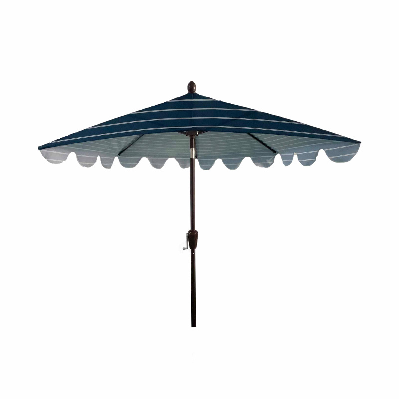 2.7m Half Round Umbrella With Crank And Tilt 2.7m Half Round Umbrella With Crank And Tilt