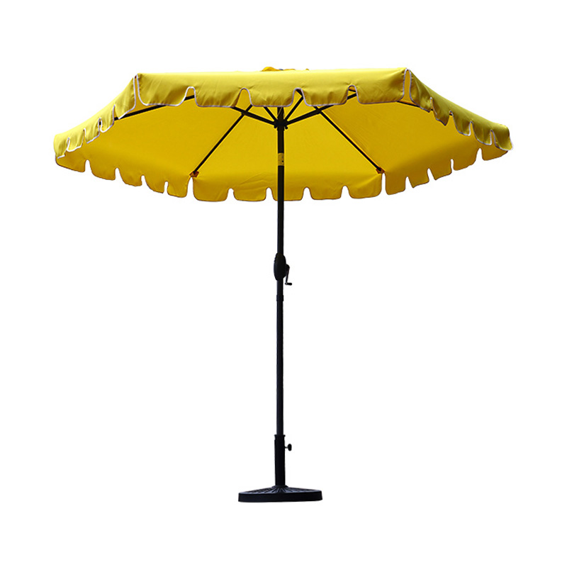 Aluminum Market Umbrella With Crank, With Auto Tilt.