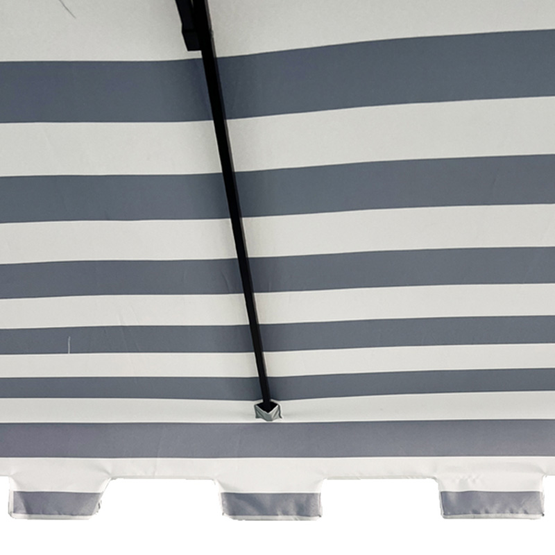 Rectangular Half Umbrella With Crank, Without Tilt Rectangular Half Umbrella With Crank, Without Tilt