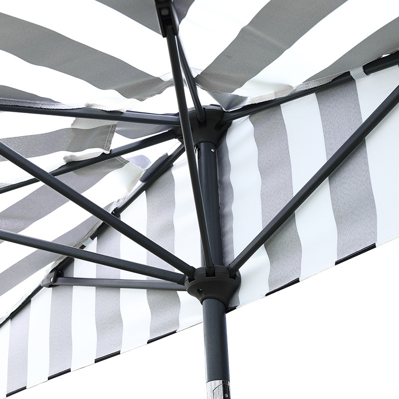2.7m Half Round Umbrella With Crank And Tilt 2.7m Half Round Umbrella With Crank And Tilt