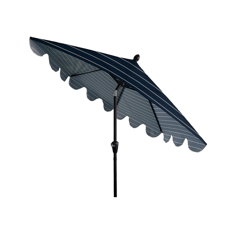 2.7m Half Round  Umbrella With Crank And Tilt