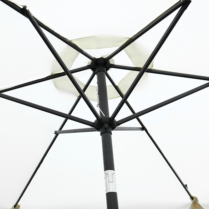 2.7m Aluminum Market Umbrella With Crank,With Auto Tilt. 2.7m Aluminum Market Umbrella With Crank,With Auto Tilt.