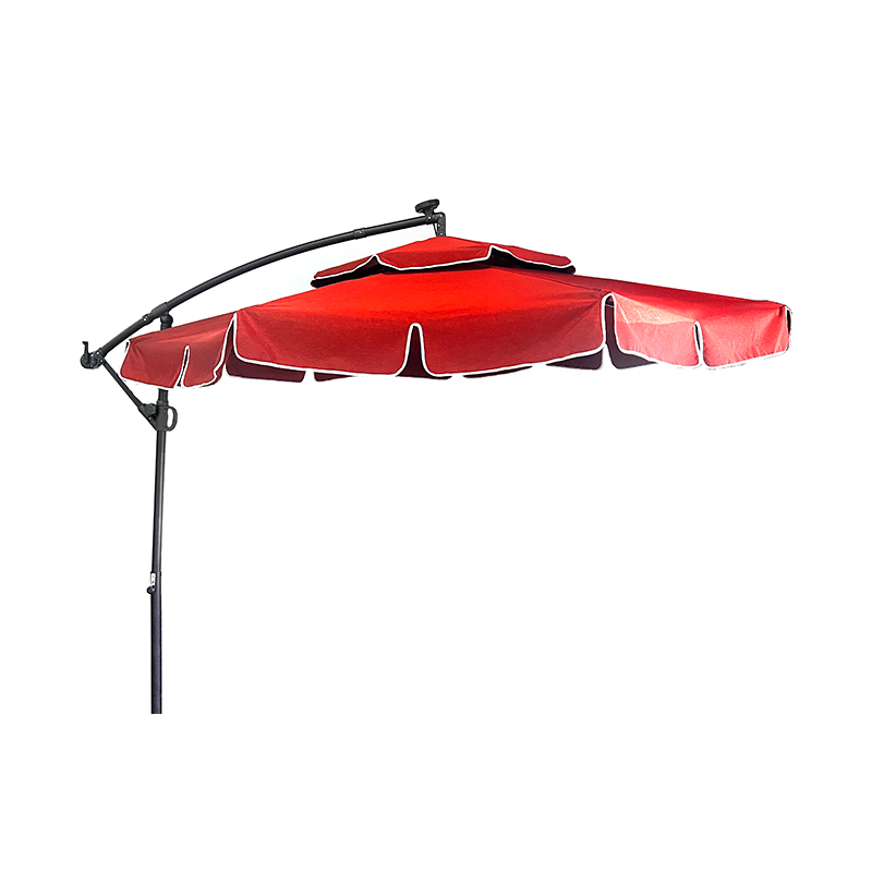 Banana Umbrella With Double-Top, With LED Light